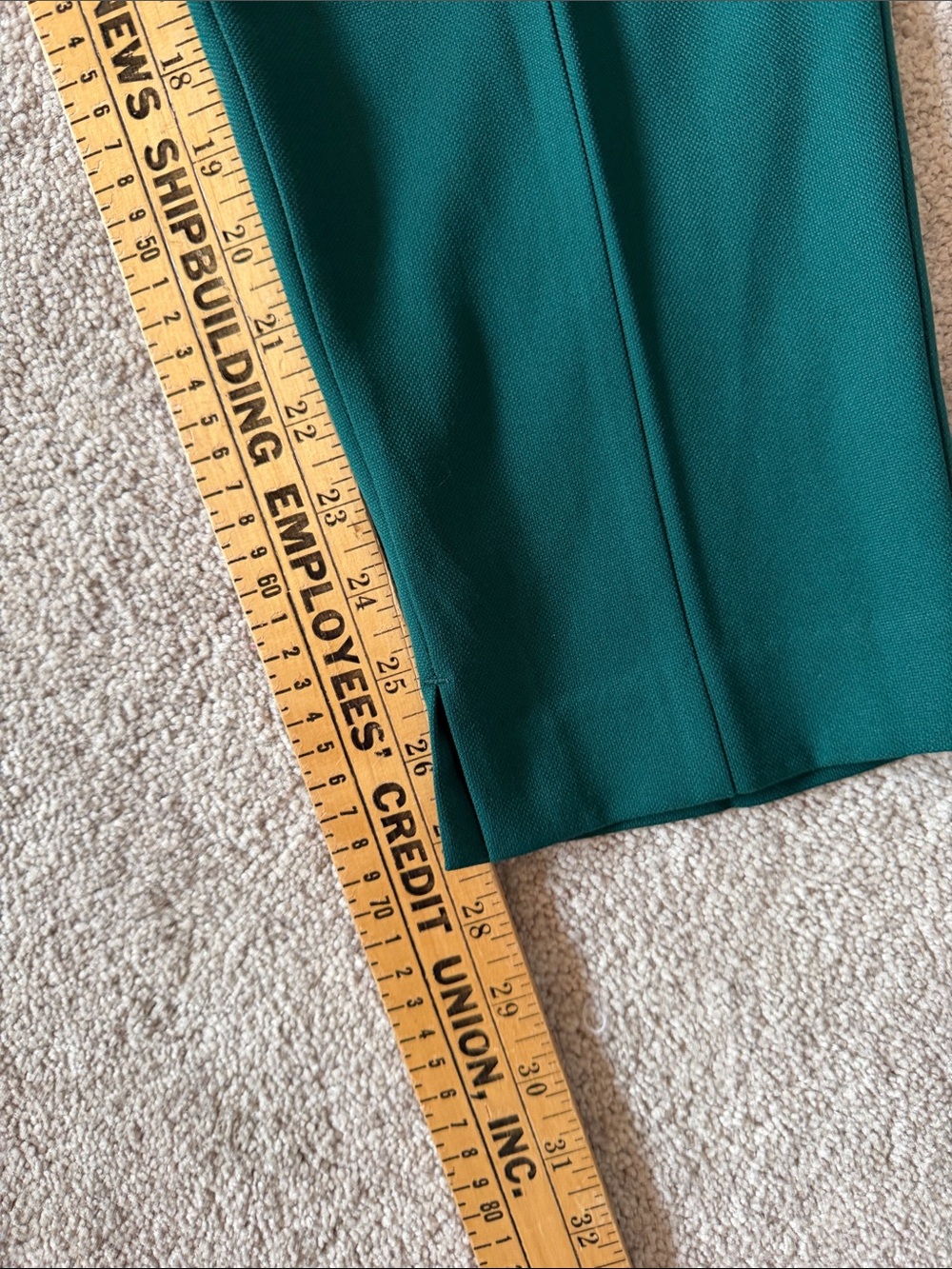 Ann Taylor Green Natalie Ankle Trouser Pants size 6 NWT - Picture 10 of 10